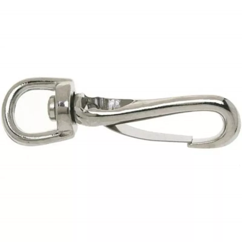 Swivel Spring Snap, Nickel Finish, #437, 3/8-in.
