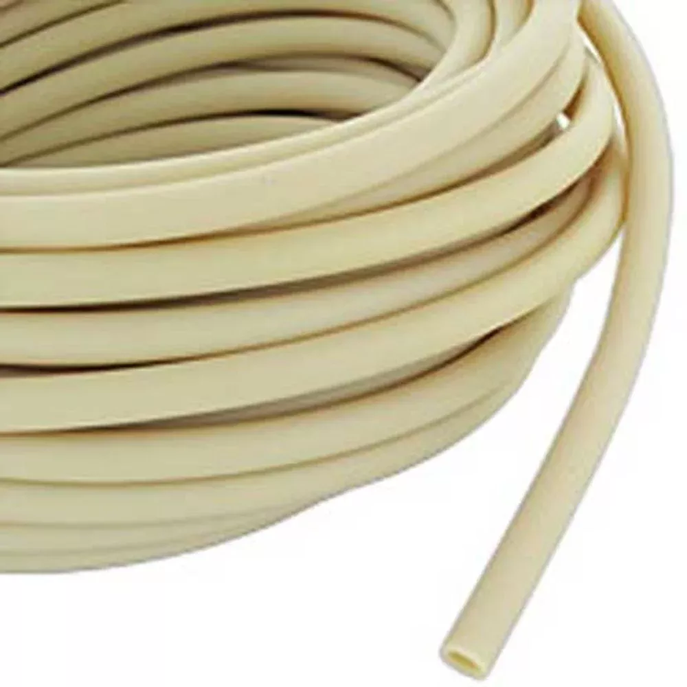 Thermoplastic Rubber Tubing 73A Food Grade Natural (manila)- 3/8 id x 1/2 od
