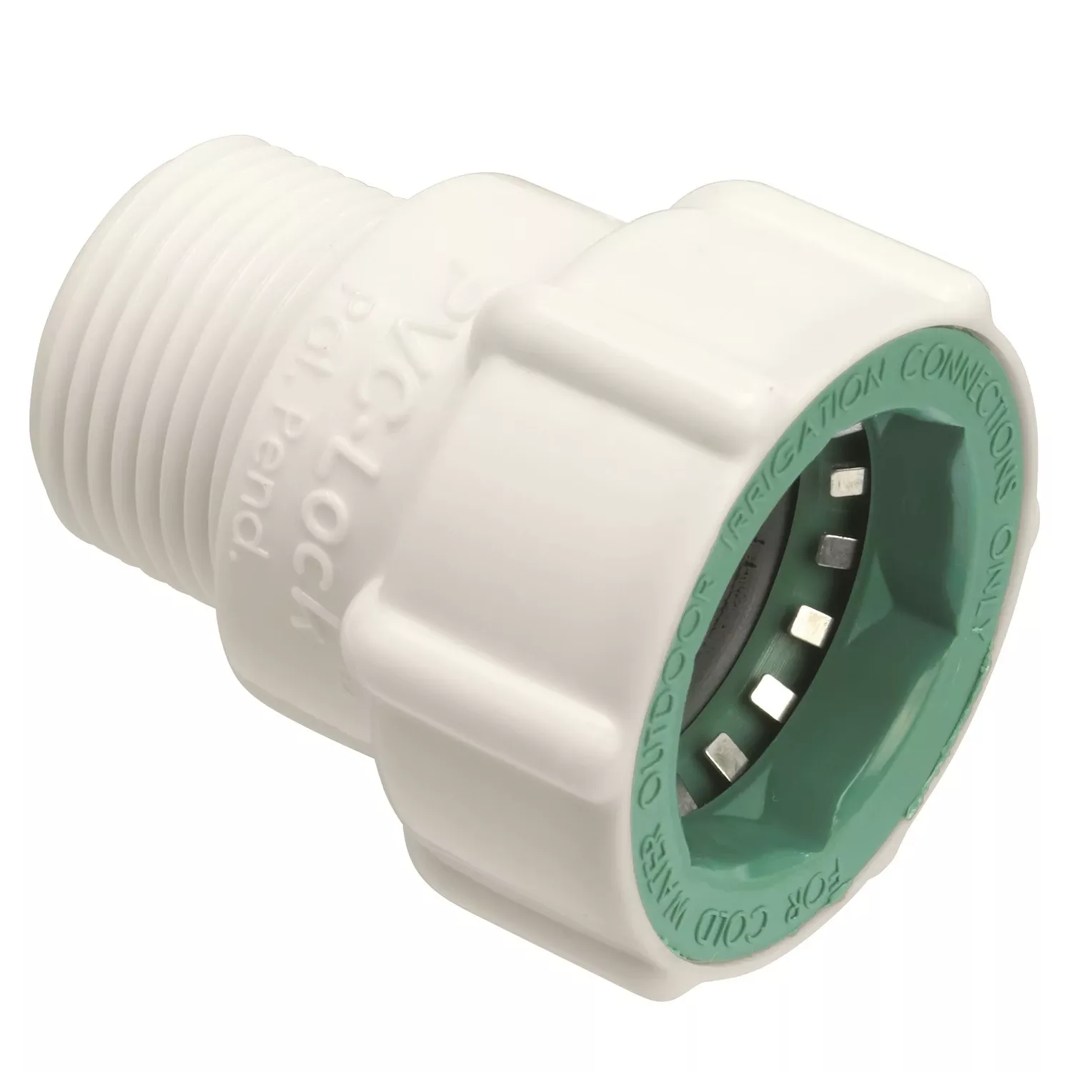 Underground Sprinkler Adapter, 3/4-in. Pvc Lock X 3/4-in. Mpt