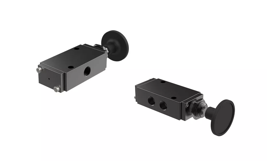 V251S20021-BLK | Push Pull Valve | Dump Truck Tailgate Push Pull Air Valve