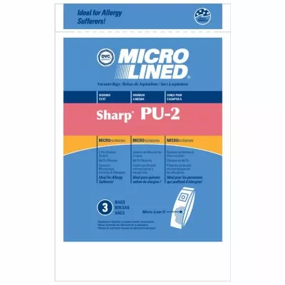 Vacuum Cleaner Bags, Pu-2 Style, 3-pk.