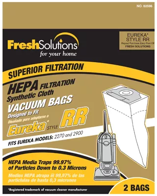 Vacuum Cleaner Bags, Rr Style, 2-pk.