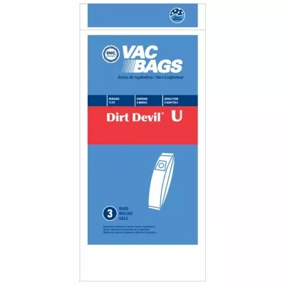 Vacuum Cleaner Bags, U Style, 3-pk.