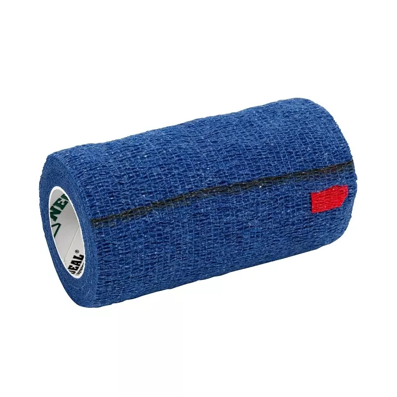 Vet Wrap Bandage, Blue, 4-in. X 5-yds.
