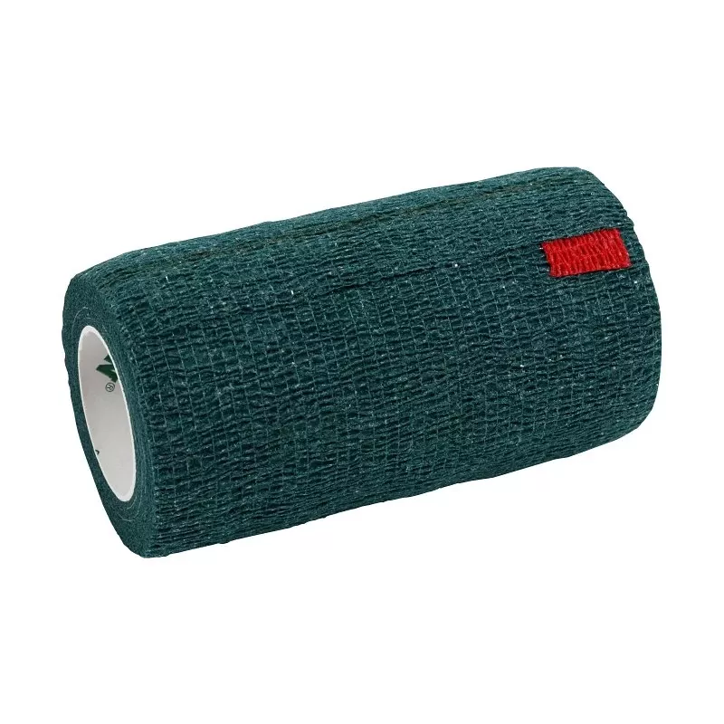 Vet Wrap Bandage, Green, 4-in. X 5-yds.