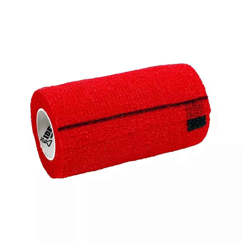 Vet Wrap Bandage, Red, 4-in. X 5-yds.