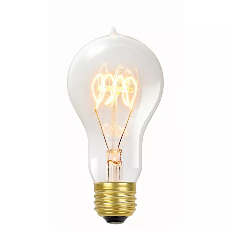 Vintage Edison Light Bulb, Tinted Glass, A19, 60-watts