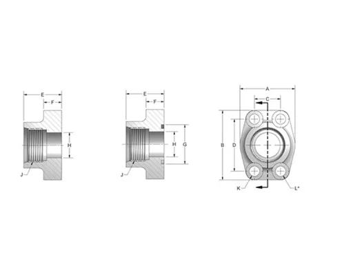 W46-08-08 |1/2" SAE/ORB Female x 1/2" O-Ring Code 61