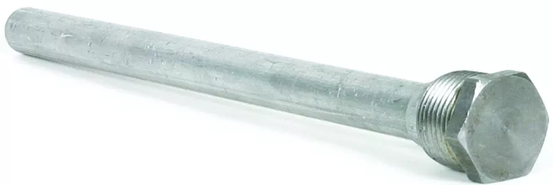 Water Heater Anode Rod, Aluminum, 9.5 In.