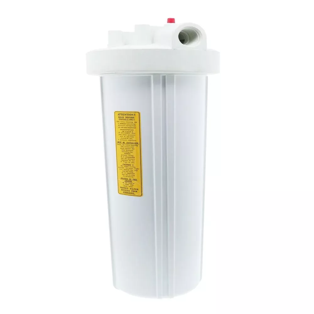 Watts Flowmatic 20" Full Flow Water Filter Housing White/White w/ PR