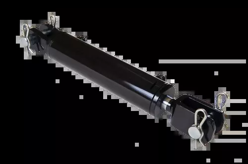 WC Welded Hydraulic Cylinder: 4 Bore x 24 Stroke - 2 Rod