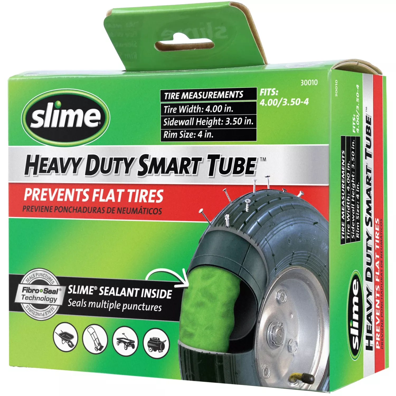 Wheelbarrow Inner Tube, 350-410 X 4 In.