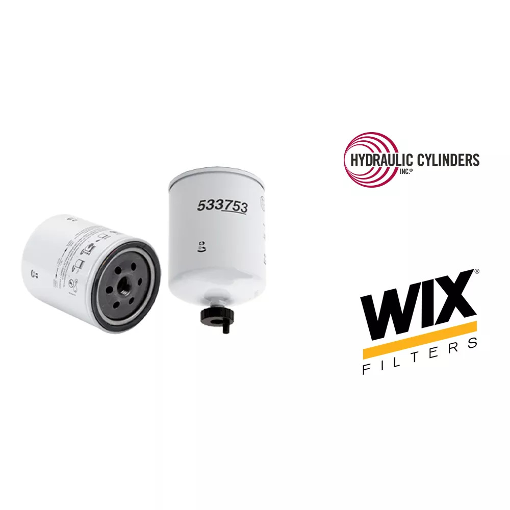WIX 33753 Spin-On Fuel Filter | 7/8-14 Thread, 5 Micron