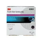 (X)3M 01810 6″ P500C Hookit Purple Clean Sanding Discs 50/Box