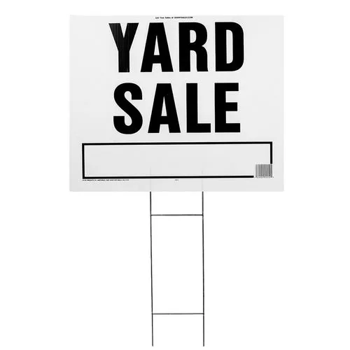 Yard Sale Sign, 20 In. X 24 In.