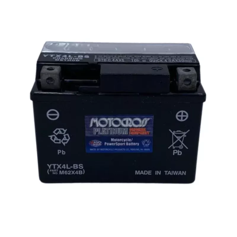 YTX4L-BS Battery Replacement for Powersports and Bikes Motocross