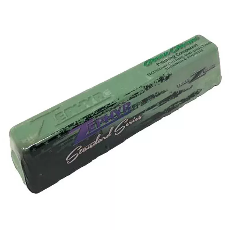 Zephyr Metal Polishing Compound Bar – Green Chrome Compound – Secondary Cut